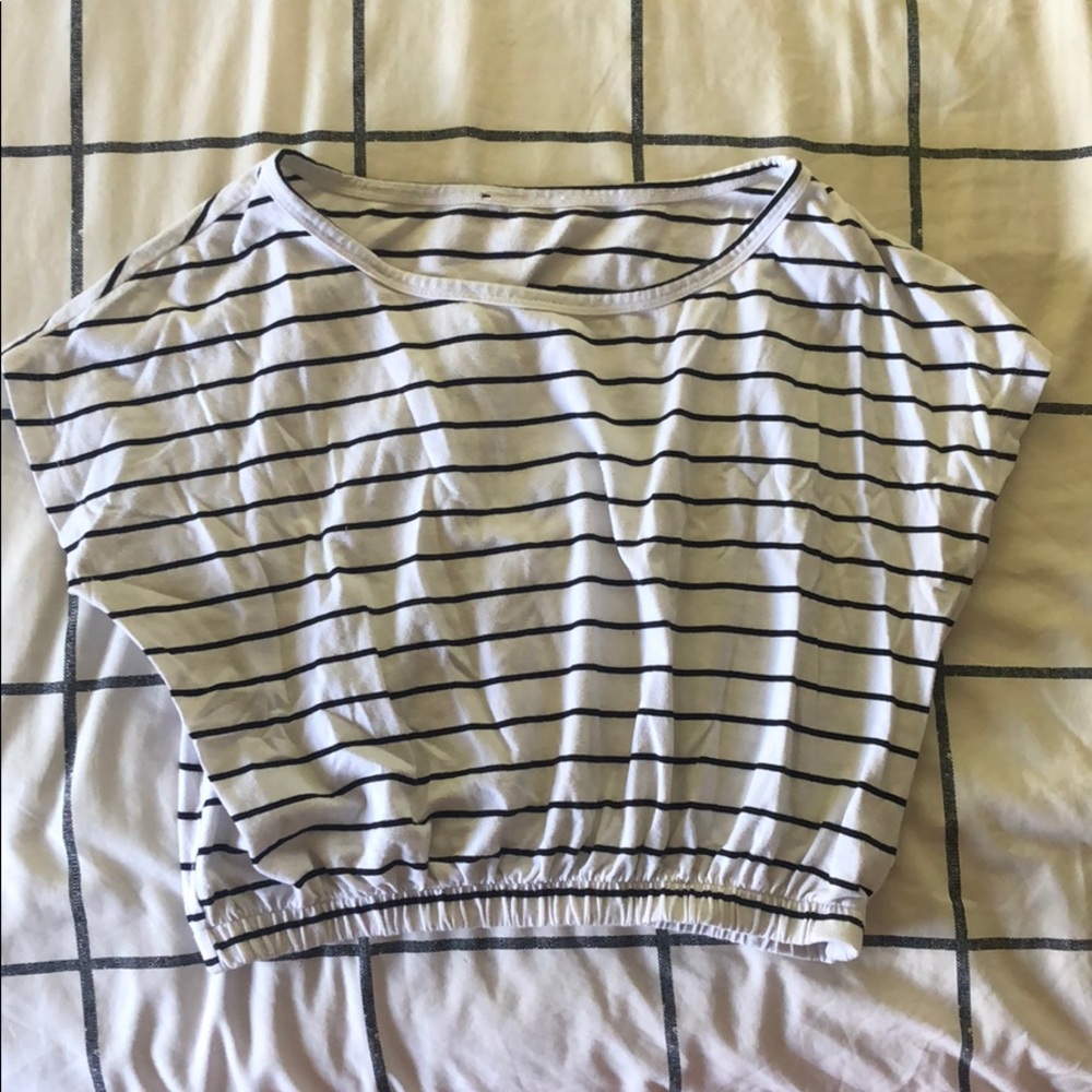 striped bubble tee